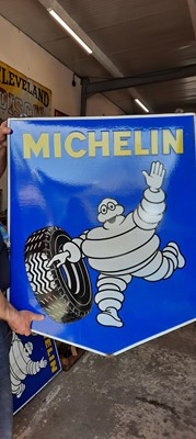 Lot 242 - LARGE MICHELIN ENAMEL SIGN