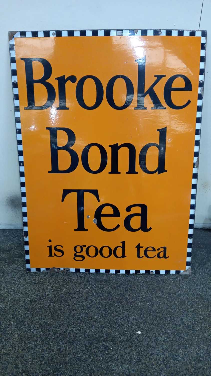 Lot 71 - BROOKE BOND LARGE SIGN