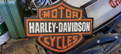Lot 131 - HARLEY DAVIDSON PLAQUE