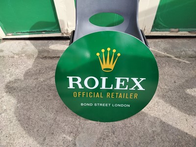 Lot 171 - ROUND ROLEX DEALER SIGN