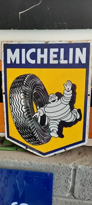 Lot 196 - MICHELIN ENAMEL SHIELD