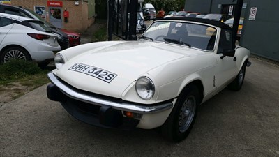 Lot 110 - 1977 TRIUMPH SPITFIRE 1500