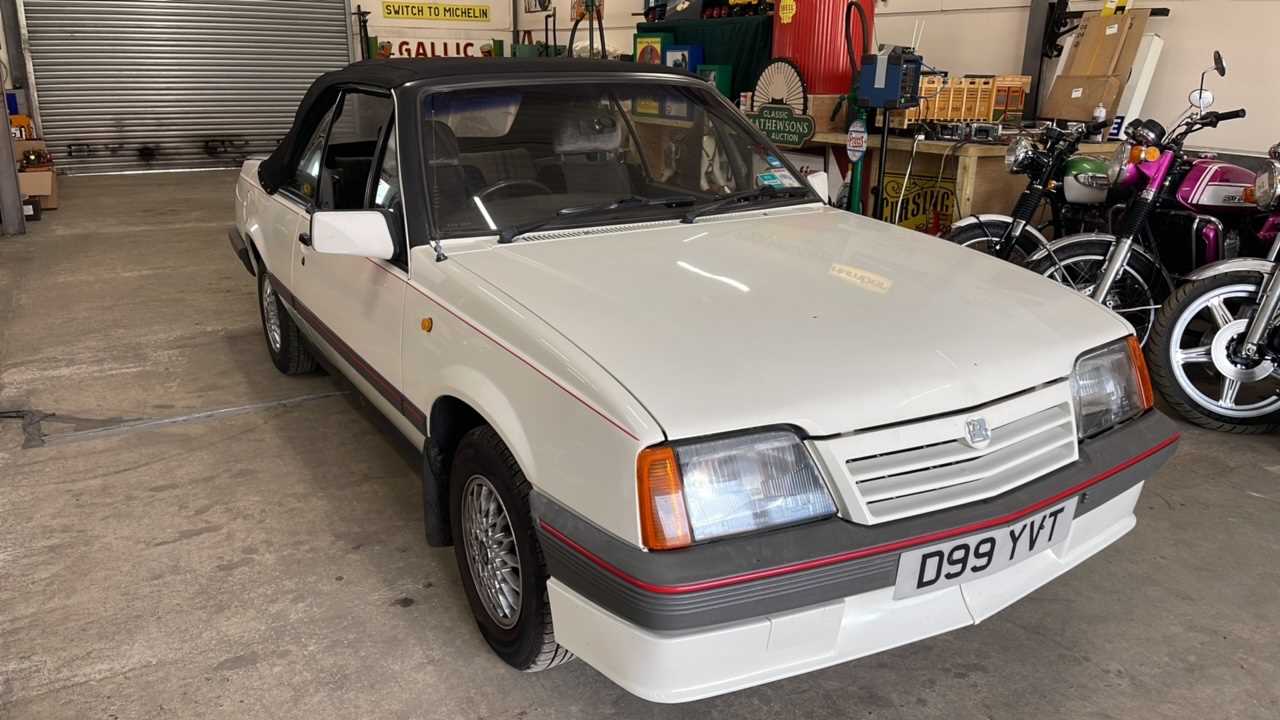 Lot 190 - 1987 VAUXHALL CAVALIER 1.8 CABRIO