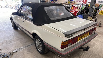 Lot 190 - 1987 VAUXHALL CAVALIER 1.8 CABRIO