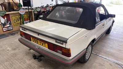 Lot 190 - 1987 VAUXHALL CAVALIER 1.8 CABRIO