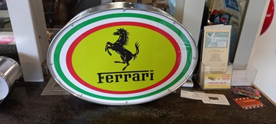 Lot 507 - FERRARI LIGHT UP SIGN