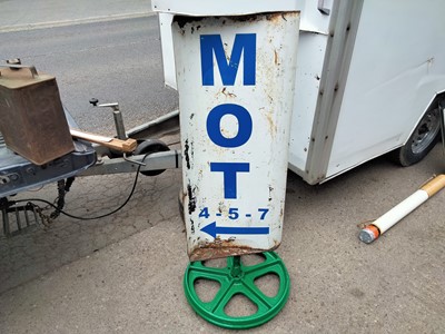 Lot 153 - MOT SIGN