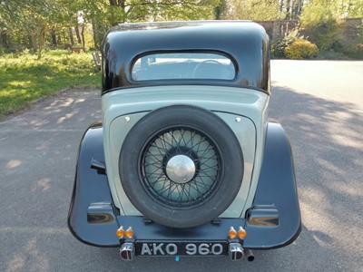 Lot 378 - 1933 ROVER 12 COUPE
