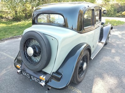 Lot 378 - 1933 ROVER 12 COUPE