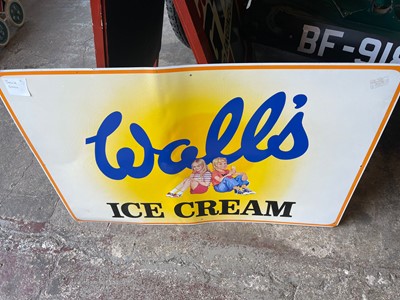 Lot 416 - LARGE WALLS ICE CREAM SIGN