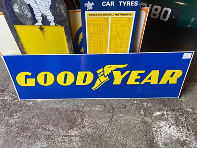 Lot 426 - LARGE GOOD YEAR METAL SIGN