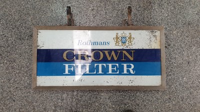 Lot 578 - ROTHMANS CIGARETTE SIGN