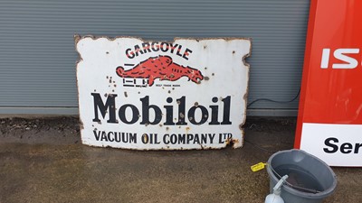 Lot 579 - MOBILOIL SIGN