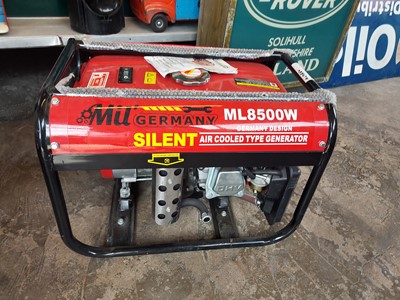 Lot 549 - GENERATOR MIL 8500W