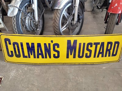 Lot 380 - COLMANS MUSTARD SIGN