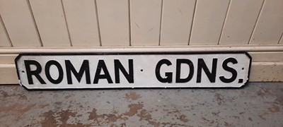 Lot 39 - ROMAN GARDENS SIGN