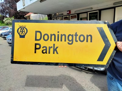 Lot 69 - AA DONNINGTON PARK SIGN