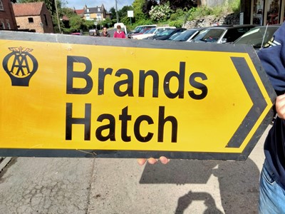 Lot 71 - AA BRANDS HATCH SIGN