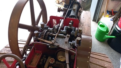 Lot 115 - STEAM TRACTION ENGINE 1 1/2 INCH SCALE