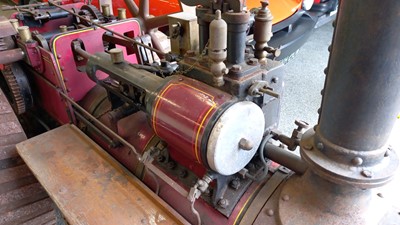 Lot 115 - STEAM TRACTION ENGINE 1 1/2 INCH SCALE