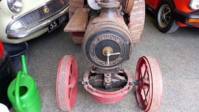 Lot 115 - STEAM TRACTION ENGINE 1 1/2 INCH SCALE
