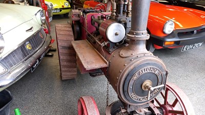 Lot 115 - STEAM TRACTION ENGINE 1 1/2 INCH SCALE