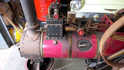 Lot 115 - STEAM TRACTION ENGINE 1 1/2 INCH SCALE