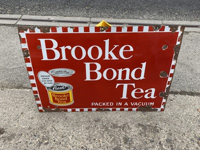 Lot 61 - 1950'S BROOKE BOND TEA ENAMEL SIGN