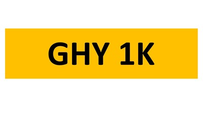 Lot 149 - REGISTRATION ON RETENTION - GHY 1K