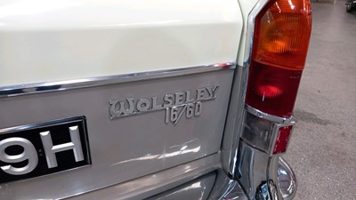 Lot 384 - 1969 WOLSELEY 16/60