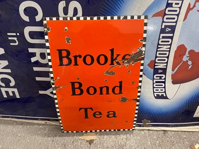 Lot 162 - ENAMEL BROOKE BOND SIGN
