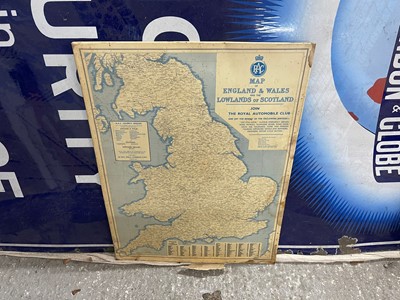 Lot 211 - RAC ROAD MAPS SIGN
