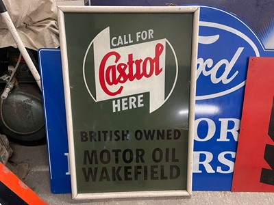 Lot 281 - CASTROL SIGN