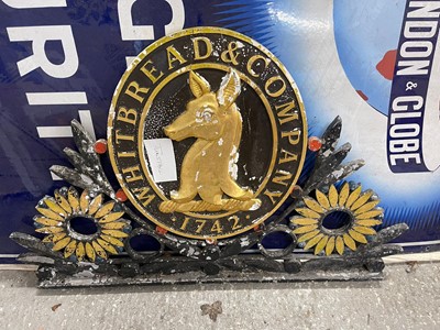 Lot 291 - WHITBREAD DOUBLE SIDED SIGN