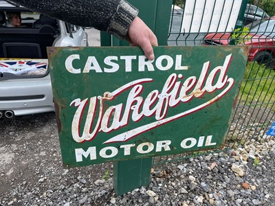 Lot 396 - CASTROL SIGN