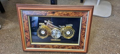 Lot 419 - BMW R32 CLOCK IN FRAME