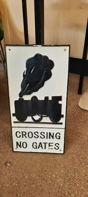 Lot 429 - RAILWAY CROSSING NO GATES SIGN