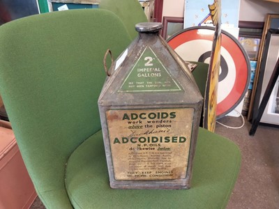 Lot 496 - ADCOIDISED N.P OILS CAN