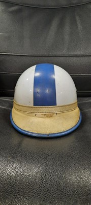 Lot 11 - GEORGE ROPER STYLE MOTORCYCLE HELMET - ALL PROCEEDS TO WHITBY WILDLIFE SANCTUARY