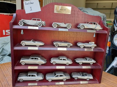 Lot 536 - JAGUAR CARS ON DISPLAY SHELF