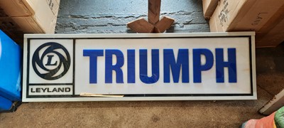 Lot 29 - ILLUMINATED TRIUMPH SIGN