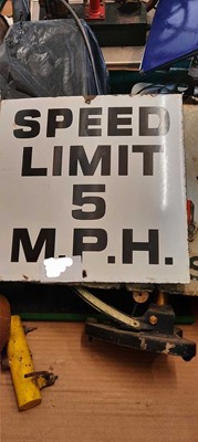 Lot 41 - SPEED LIMIT 5 MPH SIGN