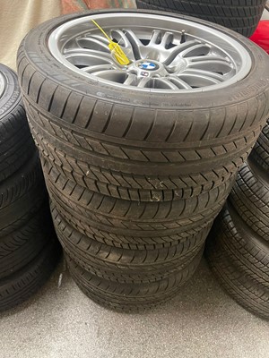 Lot 116 - BMW M3 SET OF 4 MATCHING WHEELS & TYRES