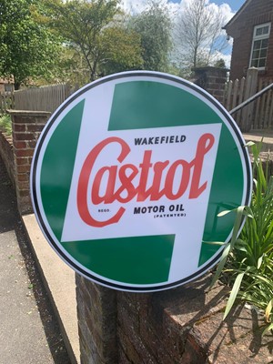 Lot 101 - CASTROL LIGHT UP SIGN