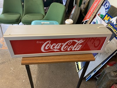 Lot 11 - COCA COLA LIGHT UP SIGN