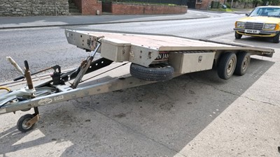 Lot 394 - 2007 BRIAN JAMES TWIN AXLE TILT BED CAR TRANSPORTER