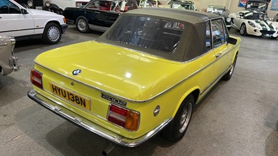 Lot 432 - 1975 BMW 2002 CABRIOLET