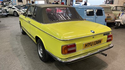 Lot 432 - 1975 BMW 2002 CABRIOLET