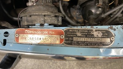 Lot 157 - 1972 AUSTIN MINI 850 VAN
