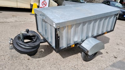 Lot 153 - GALVANISED TRAILER